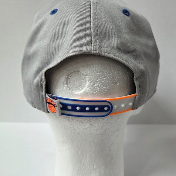 New York Knicks Hat Cap Snapback Gray New Era 9Fifty Hardwood Classics Big Logo - Picture 4 of 14